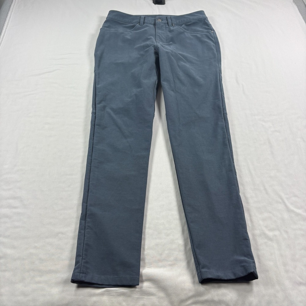 Lululemon ABC Pants Mens 30x31 Blue Slim Tapered Utilitech Casual Chino